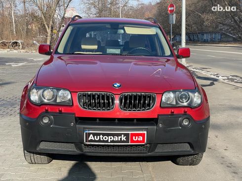 BMW X3 2005 красный - фото 2