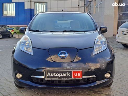 Nissan Leaf 2011 черный - фото 2