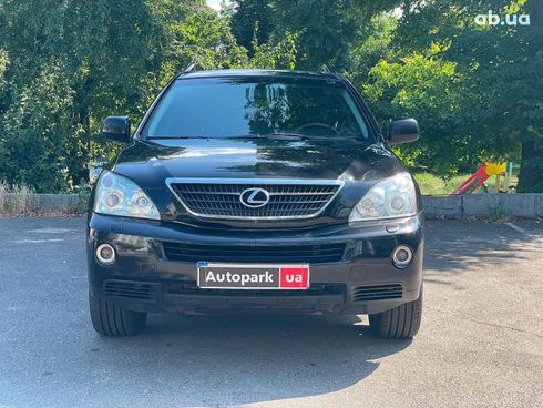 Lexus rx 400 h 2007 черный - фото 2
