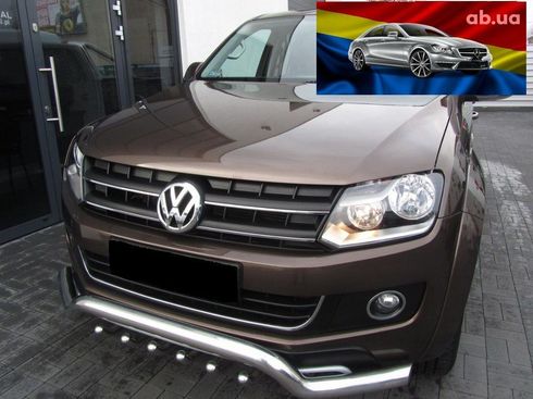Volkswagen Amarok 2014 коричневый - фото 1