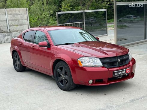 Dodge Avenger 2008 красный - фото 3
