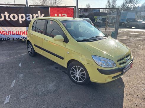 Hyundai Getz 2006 желтый - фото 7