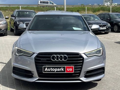 Audi A6 2016 серый - фото 2