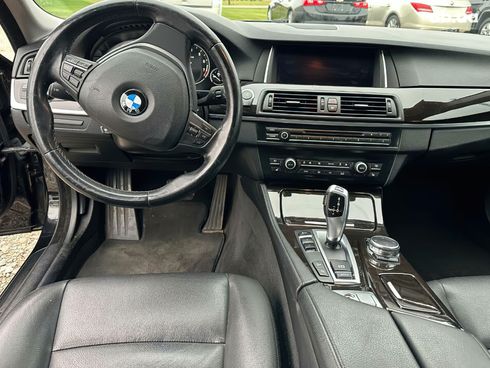 BMW 5 серия 2015 черный - фото 10