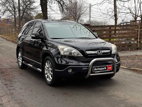 Honda CR-V 2008 черный - фото 3