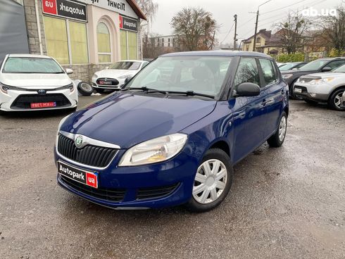 Skoda Fabia 2013 синий - фото 2