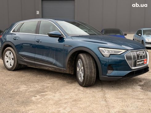 Audi E-Tron 2021 синий - фото 3