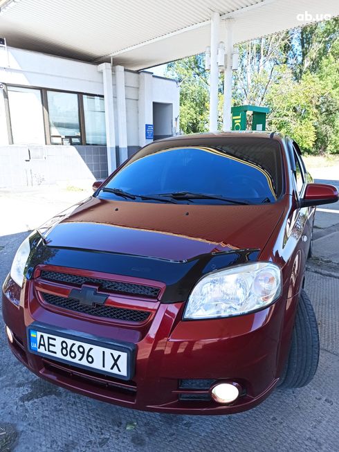 Chevrolet Aveo 2008 красный - фото 6