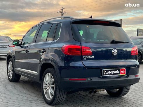 Volkswagen Tiguan 2016 синий - фото 7