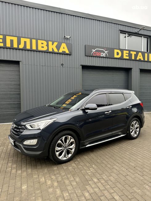 Hyundai Santa Fe 2014 синий - фото 7