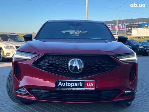 Acura MDX 2023 красный - фото 2