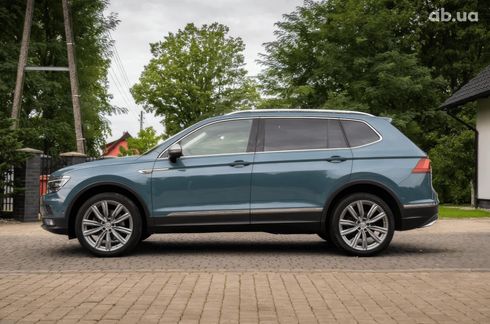 Volkswagen Tiguan Allspace 2020 голубой - фото 4