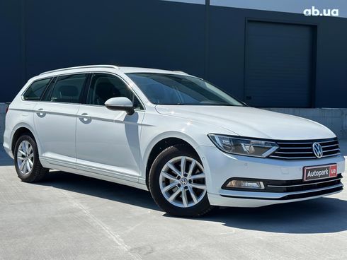 Volkswagen passat b8 2015 белый - фото 9