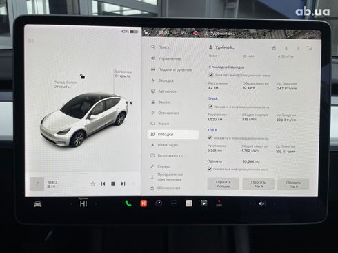 Tesla Model Y 2021 белый - фото 26