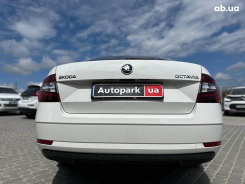 Skoda octavia a7 2017 белый - фото 8