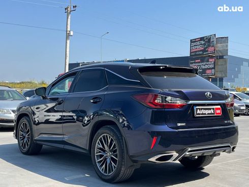 Lexus rx 350 2017 синий - фото 8