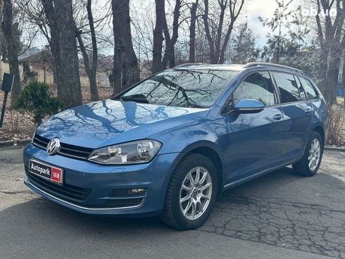 Volkswagen Golf 2015 синий - фото 4