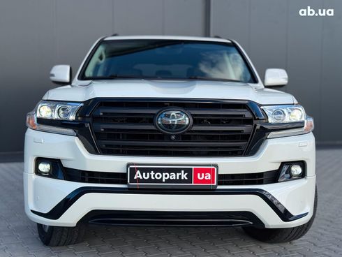 Toyota land cruiser 200 2016 белый - фото 2