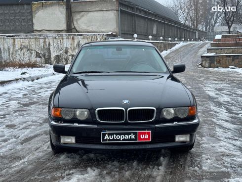 BMW 7 серия 2001 черный - фото 2