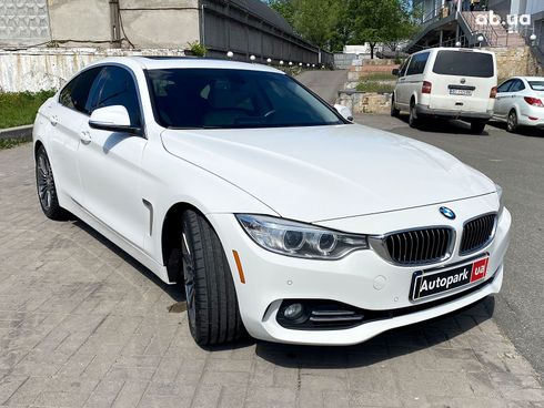 BMW 4 серия 2014 белый - фото 7