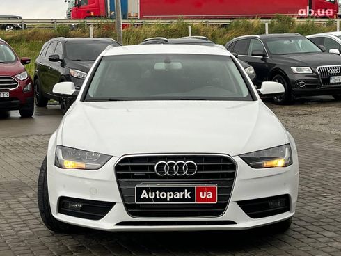 Audi A4 2014 белый - фото 2