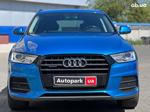 Audi Q3 2017 синий - фото 3