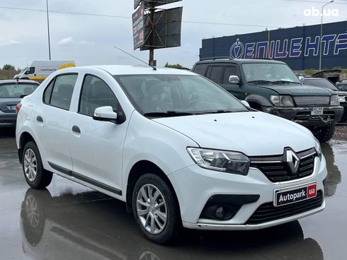 Renault Logan 2018 белый - фото 3
