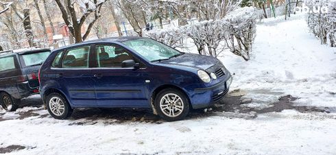 Volkswagen Polo 2002 синий - фото 2