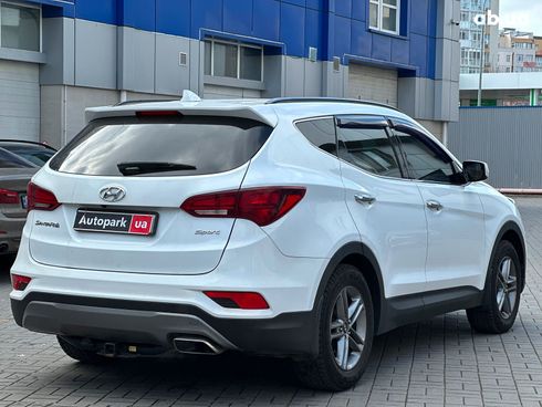 Hyundai Santa Fe 2016 белый - фото 5