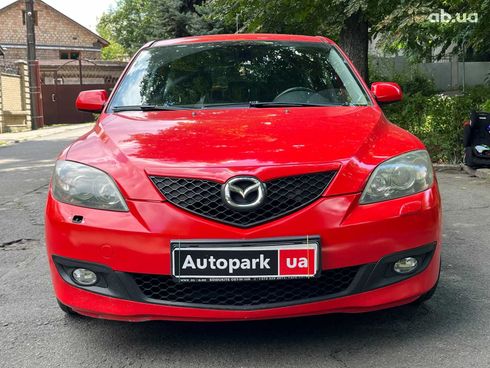 Mazda 3 2007 красный - фото 3
