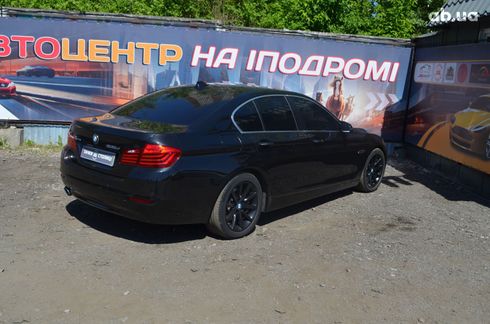 BMW 5 серия 2015 черный - фото 3
