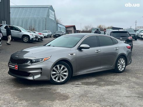 Kia Optima 2016 серый - фото 2