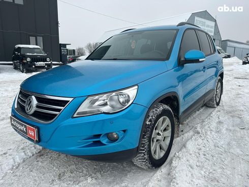 Volkswagen Tiguan 2008 синий - фото 5