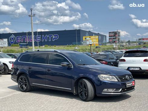 Volkswagen passat b7 2011 синий - фото 3