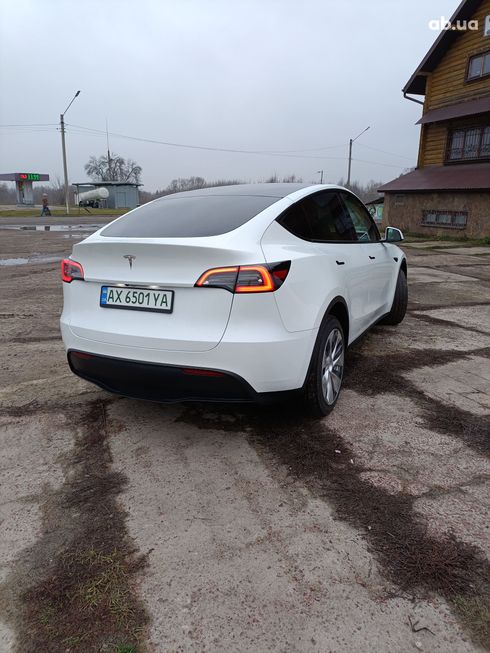 Tesla Model Y 2023 белый - фото 5