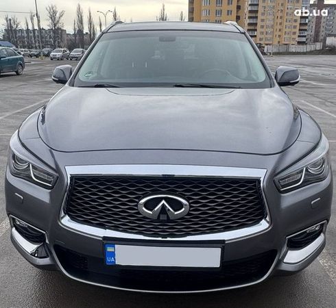 Infiniti QX60 2017 серебристый - фото 3