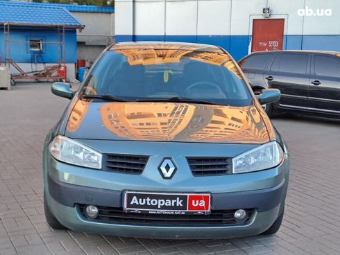 Renault Megane 2005 зеленый - фото 2
