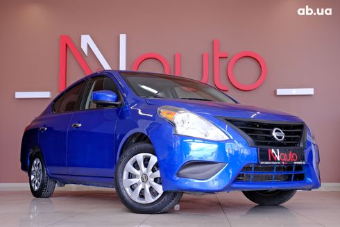 Nissan Versa 2017 синий - фото 4