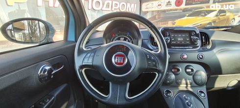 Fiat 500 2016 синий - фото 14