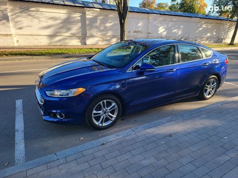 Ford Fusion 2015 синий - фото 3