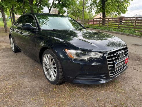 Audi A6 2014 синий - фото 4