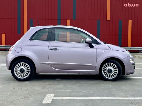Fiat 500 2013 фиолетовый - фото 6