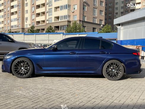 BMW 5 серия 2017 синий - фото 8