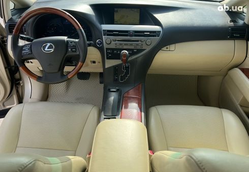 Lexus RX 2010 золотистый - фото 8