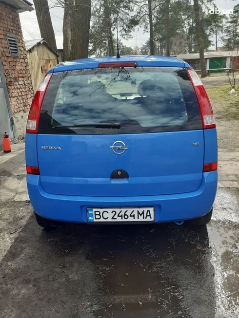 Opel Meriva 2004 голубой - фото 9