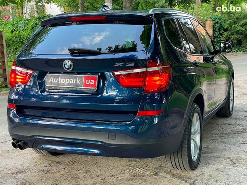 BMW X3 2016 синий - фото 11