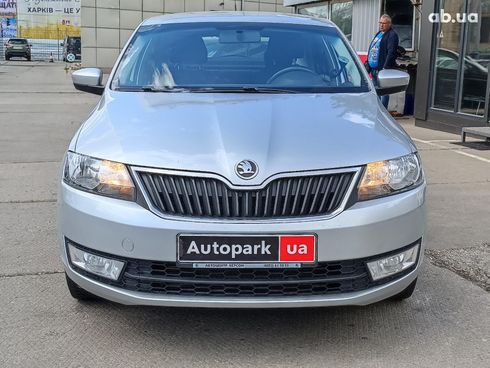 Skoda Rapid 2013 серый - фото 2