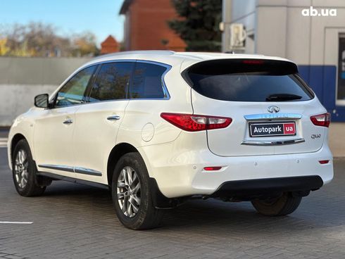 Infiniti QX60 2015 белый - фото 6