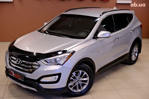 Hyundai Santa Fe 2013 серебристый - фото 2