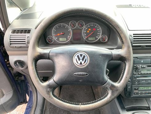 Volkswagen Sharan 2001 синий - фото 32